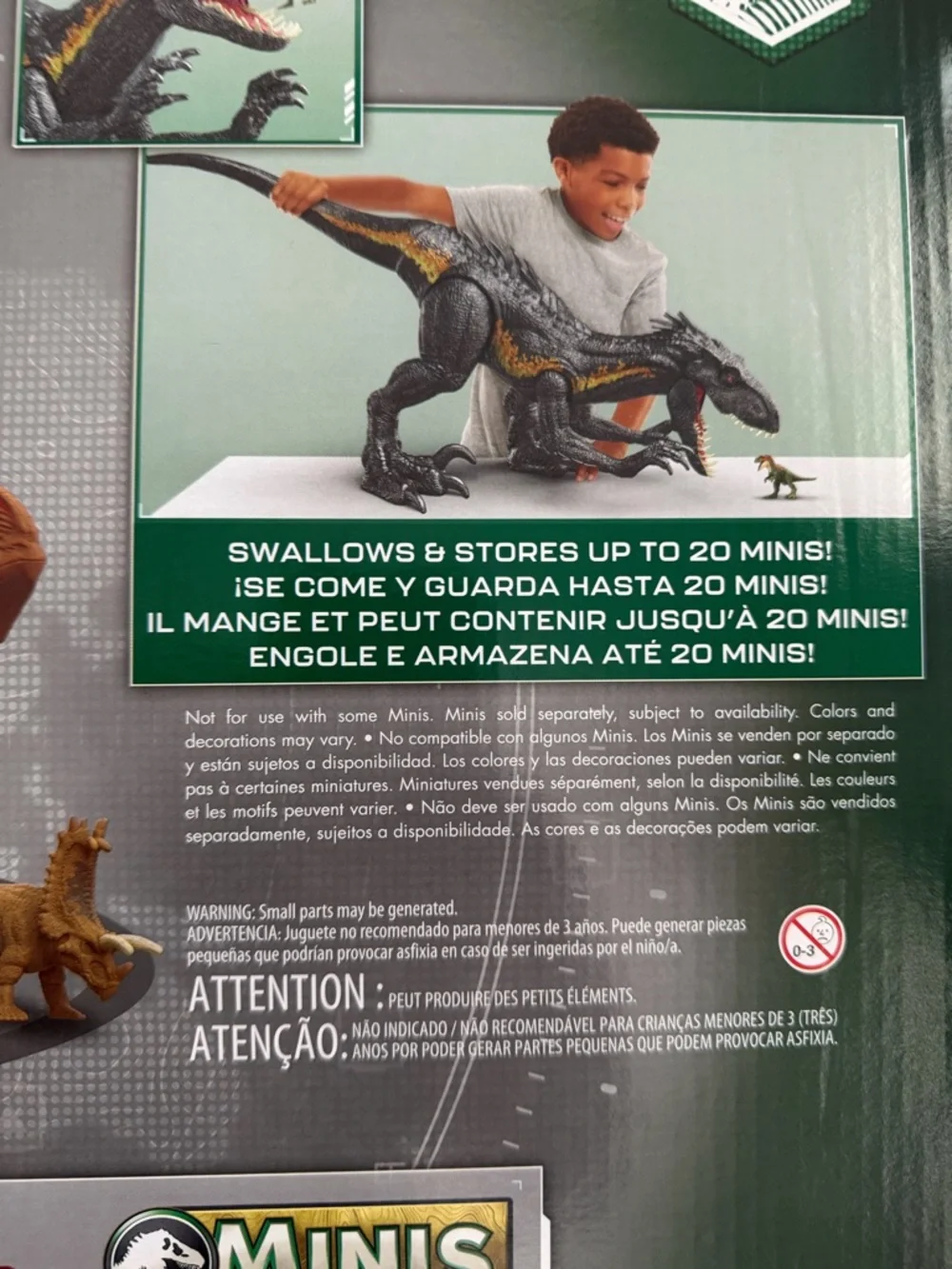 Super Colossal Indoraptor Toy Jurassic World dinosaur action figure new in box - Picture 6 of 8